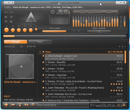 Альтернативный скин Aimp 3 Альтернативный скин Aimp 3